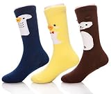 eocomベビーガールズボーイズ幼児用膝高ストッキングアンチスキッドソックス3ペア