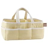 Trend Lab Gingham Seersucker Storage Caddy, Yellow by Trend Lab [並行輸入品]