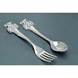 BABY SPOON & FORK - BABY SPOON & FORK, SILVER PLATED. [Baby Product] by Creative Gifts by Creative G