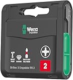 Wera(ヴェラ) 851/1 インパクター ダイヤモンドビットボックスセット PH2 1