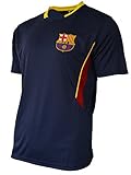 (FCバルセロナ) FC Barcelona大人用トレーニングジャージ パフォーマンスポリエステルシャツ ホーム アウェイ