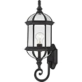 Nuvo Lighting 60/4973 Boxwood One Light Mid-Size One Light Wall Lantern/Arm Up 100 Watt A19 Max. Cle