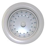 lascokitchenシンクPostタイプバスケットStrainer Duo止めナットスタイルwithステンレススチールボディ 1