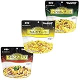 サタケ マジック パスタ 3種類6食セット (長期保存 防災 非常食 保存食)