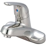 Olympia Faucets L-6161-BN Single Handle Lavatory Faucet, PVD Brushed Nickel Finish [並行輸入品]