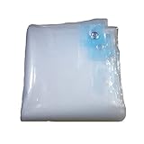 LIANGJUN ターポリン トランスペアレント タープ 耐寒性 植物温室の日除け カバー布 プラスチック アウトドア オーニング 断熱 バルコニー 100g/m²、 厚さ0.13mm (色 : トラ