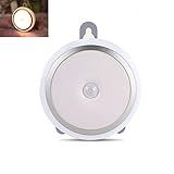 KssFire Brand New Auto Infrared Motion Sensor Light Dectector Battery Powered For Enterance,Corridor,Basement,Cellar,Garage,Cabients,Cupboard,BookCase (Silver) [並行輸入品]