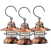 [ ベアボーンズ リビング ] Barebones Living Mini Edison Lantern Copper 3個セット LIV-278 ミニエジソン ランタン カッパー [並行輸入品]