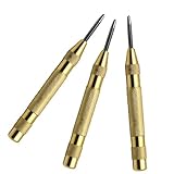 1ピース高5インチ自動センターピンパンチ春読み込まマーキング出発穴ツール新-Black