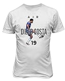 チェルシーDiego Costa " Air Diego Costa " SoccerメンズTシャツ
