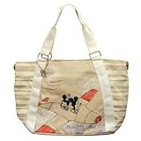 マザーズバッグ[Mickey&Minnie ベージュ]