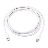 Richer-RミニDPケーブル、 6FTミニディスプレイポートDPオス - ミニDPオスアダプタケーブルMini DisplayPort信号 - DVI / HDMI / VGA信号変換MacBoo