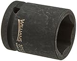 Williams 37132 1/2-Inch Drive Shallow Impact Socket 6-Point 1-Inch [並行輸入品]