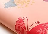Peel & Stick Backsplash Self-Adhesive Butterfly Pattern Contact Paper Self-Adhesive Removable Wallpa