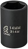 Sunex 314m 3/8-Inch Drive 14-Mm Impact Socket [並行輸入品]