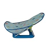 バスチェア/ベビーシャワーラック/新生児折り畳み式/調節可能なベッド/ 0-6ヶ月/青