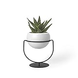 umbra 植木鉢 NESTA FREESTAND (ネスタ プランタースタンド S) ホワイト 21009251748