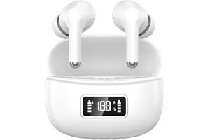 Bluetoothイヤホン ワイヤレスイヤホン 4つのシリコンマイク搭載 AIスマート ENC通話 最大60時間再生 Bluetooth6.0 EDR | 2026最新 最大60時間再生 ブルートゥースイヤホン 自動ペアリング 接続瞬時 マイク内蔵