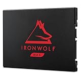 Seagate IronWolf 125 SSD 4TB 内蔵型 NAS SSD 6GB/s SATA 2.5インチ 最大560MB/秒 ブラック FPP 3年間のレスキューサービス付き 型番:ZA4000NM1A002