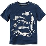 カーターズ Carter's/ グローインザダークラプトルグラフィックティ ブルー トップス半袖Tシャツ 18ヶ月【並行輸入】