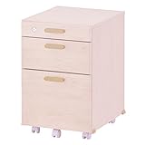 2017年度版 コファーノ 3段 ワゴン CN-WN-82 ナチュラルホワイト