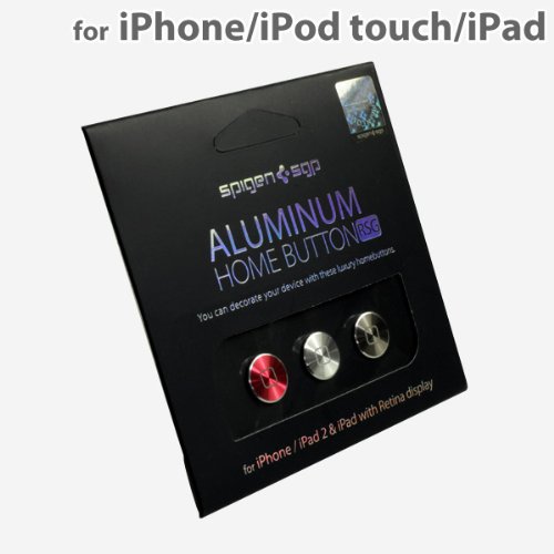 【国内正規代理店品】 SPIGEN SGP アルミニウム ホームボタン2 [RSG] for iPhone & iPad SGP10087