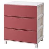 サンカ ルームス(ROOM'S) 3段 ワイド チェスト(幅54 奥行42) サンドピンク 前面マット仕上げ RSD-S543(SP)