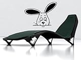 面白い動物ウサギ漫画ベビーキッズ壁画壁アート装飾ビニールステッカーz026
