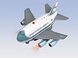 Daron Air Force One Pullback Plane with Light and Sound [並行輸入品]