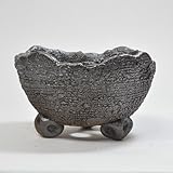 信楽焼 丸中深 盆栽・山野草鉢 5.5号鉢 幅16cm×奥行き16cm×高さ10.5cm
