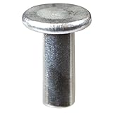 大里 アルミリベット 平頭 4ミリ長さ8ミリ 5パック入 (AO-304)