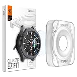 Spigen EZ Fit ガラスフィルム Galaxy Watch 4 Classic 46mm 用 貼付キット付き Galaxy Watch4 クラシック 46mm 対応 保護 フィルム 2枚入