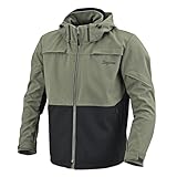 デイトナ(Daytona) バイク ジャケット 冬 秋 春 厚手フリース 通気 ベンチレーション CEプロテクター付属 ウィンドシフト ソフトシェルジャケット DJｰ027 ダークグリーン Mサイズ 62752