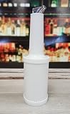 2のセット、ホワイトバーStore and Pour QuartジュースコンテナW /署名Party Picks