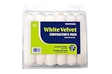 Quali-Tech 6WV050-12 6-Inch Roller Lite White Velvet 1/2-Inch Nap Contractor Pack Mini Rollers by Qu