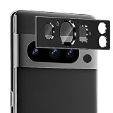 ZXZone For Google Pixel 8 Pro カメラフィルム アルミ合金製＋AR高透過率強化ガラス ZXZone ピクセル8Pro レンズ保護 カメラカバー レンズ保護 フィルム 防爆裂 ・耐衝撃・スクラッチ防止・露出オーバー防止・ケースに干涉なし（1枚） (Pixel 8 Pro, ブラック)