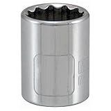 Standard Plumbing Supply 105056 APEX TOOL GROUP-ASIA Master Mechanic 3/8 Drive Deep Socket 1/2 [並行輸入