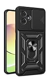 moto g64 5G ケース『AFINER』新型 TPU+PC カバー リング 360度回転 スタンド機能 車載ホルダー対応 レンズ保護 moto g64 5G 専用 耐衝撃 衝撃吸収 指紋防止 擦り傷防止 着脱簡単 （ブラック）