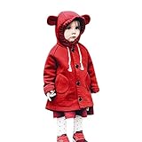 Tenworld OUTERWEAR ユニセックス・ベビー カラー: レッド