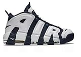 ナイキ エア モア アップテンポ Air More Uptempo Olympic Basketball Shoe メンズ 414962-104 バスケット バッシュ White Navy (measurement_31_point_0_centimeters)