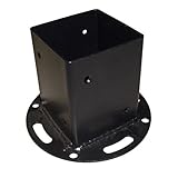 平地用ウッドポール固定金具　単品販売　HBN72(SST)