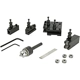 Steelex D4390 Mini Quick Change Tool Post Set [並行輸入品]