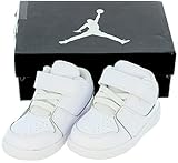 NIKE 【ナイキ / キッズ 幼児用 JORDAN ジョーダン 1 FLIGHT 2 LOW BT / 654954-100 / 11cm (US 5c) / ホワイト×メタリックシルバー】 【並行