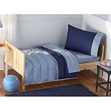 Pem America Crispy Cotton Toddler Bedding 4 Pc Set - Blue by Pem America [並行輸入品]