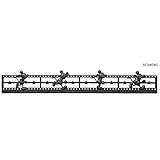 LIXIL 新日軽　ディズニーミニフェンス　ミッキーC型　本体　【リクシル】　【アルミフェンス　柵】 ブラック