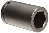 Martin 16640 1-1/4 Type II Opening 3/4 Square Drive Socket, 6 Points Deep, 3-1/2 Overall Length, Ind