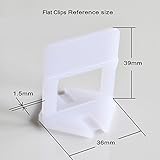 タイル平準化システムクリップ クサビ 高さ 目地幅を調整する施工補助具100個入り