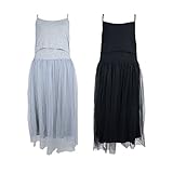 【dn180574028】チュールキャミソール授乳口付きマタニティインナーワンピース