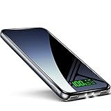 【2023新登場】 モバイルバッテリー 大容量 30000mAh スマホ充電器 急速充電 最大2.1A出力 LEDディスプレイ残量表示 携帯