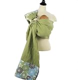 Snuggy Baby Linen Banded Ring Sling - Spa Fizz by Snuggy Baby [並行輸入品]